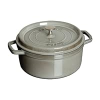 Staub 5 Quart Round Cocotte, Graphite Grey