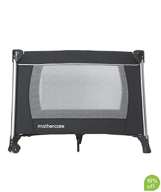 Mothercare Lightweight Travel Cot - Black