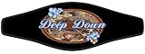 New Comfortable Neoprene Strap Wrapper for Your Scuba Diving & Snorkeling Mask - Ladies Tropical Oval (Deep Down)