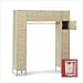 Penco Locker 16 Person 72x18x72 16 Doors Assembled Champagne