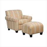 Westfield Armchair and Ottoman Set Fabric: Sienna Paisley