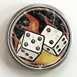 Womens Hand Made Retro "Dice" Belt Buckle Womens Hand Made Retro "Dice" Belt Buckle