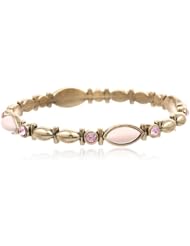 1928 Jewelry "Confetti" Bangle Bracelet, 7"