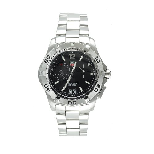 TAG Heuer Men s WAF111Z.BA0801 Aquaracer Alarm Stainless Steel Watch