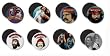 Cheech & Chong Eight Magnet Set