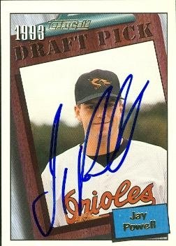 Jay Powell Autographed/Hand Signed Baseball Card (Baltimore Orioles) 1994 Topps Gold #745