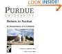 Return to Purdue - An Experience of a Lifetime