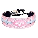 New York Jets Pink NFL Football Bracelet