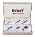 Freud 91-102 6-Piece Double-Flute Straight Bit Set