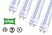 Sunco Lighting T8 LED Tube Light 4ft 48-Inch. 18W, 5000K Kelvin 2000 Lumens, Pack of 4
