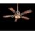 Minka-Aire Fans F705-TSP 56" Napoli Designer Tuscan Patina Ceiling Fan w/ Light, Wall Ctrl & Blades