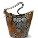 Apparel : AUTHENTIC COACH BLEECKER DENIM CANVAS FLORAL DUFFLE 11781