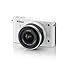 Nikon 1 J1 10.1 MP HD Digital Camera System with 10-30mm VR 1 NIKKOR Lens (White)