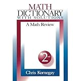 math dictionary with solutions a math review