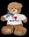 Search : Teddy Bear with I Love Muppet t-shirt