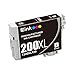 E-Z Ink Remanufactured Ink Cartridge Replacement for Epson 200XL, Compatible with XP-200 WF-2540 XP-300 WF-2530 XP-410 WF-2520 XP-400 XP-310 Printer, Black