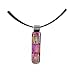 Pendant - XP-76- Genuine Handmade Dichroic Glass ~ .925 Sterling Silver