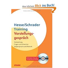 Training - Vorstellungsgespr�ch; Vorbereitung; Fragen und Antworten; K�rpersprache und Rhetorik; H�rbeispiele, Videos und Trainings-Tools auf CD-ROM.