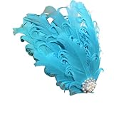 ベビー　キッズ　カチューシャ　ヘアアクセサリー　ヘアバンド　羽　髪飾り　かわいい　ブルー