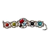 Unique Modern Circular Geometric Design Bracelet 