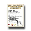 Bedlington Terrier Property Laws Fridge Magnet