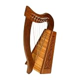 Lily Harp, 8 Strings, Knotwork Design