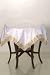White Sari Table linen /table cloth / Topper - Custom Made