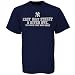 Majestic New York Yankees Navy Blue Intersection Stadium Short Sleeve T-Shirt