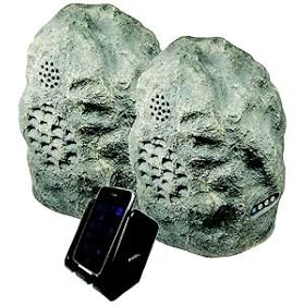 CABLES UNLIMITED SPK-ROCK-DUO2 AUDIO UNLIMITED 900 MHZ WIRELESS OUTDOOR ROCK SPEAKER SYSTEM (DUAL-