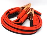 200 amp 10 gauge No Tangle Battery Booster cables 12 feet with FREE travel case Jumper Cables Extra long 12ft