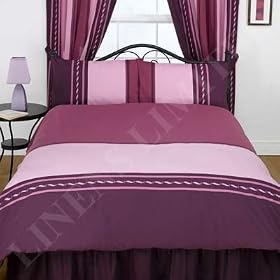 Rochester Duvet Cover Set - King (Purple) 