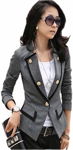 NI9NE Brand Grey Military Style Jacket Item #A882GY