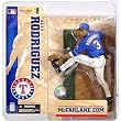 MLB Series 8 Figure: Alex Rodriguez with Blue Rangers Jersey (Home)
