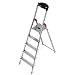 Hailo 8505-001 L60-Model 225-Pound Capacity ANSI Certified Aluminum Ladder, 6-Foot