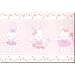 Ballet Bunnies Pink Prepasted Wall Border