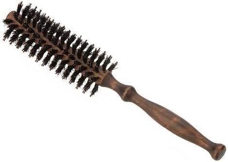 Curling Broom Styling Curling Tool Quill Bristle Round Hair Brush Professional Wooden Comb