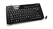 IOGear Multimedia Keyboard with Laser Trackball and Scroll Wheel, 2.4GHz Wireless GKM561R (Black)