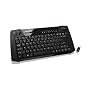 IOGear Multimedia Keyboard with Laser Trackball and Scroll Wheel, 2.4GHz Wireless GKM561R (Black)