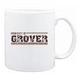 New  Property Of Grover Retro  Mug Name