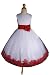 NEW White/red Flower Girl Pageant Easter Party Dre...