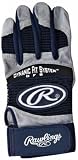 Rawlings Workhorse Youth Batting Gloves (Navy,Small)