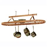 IMAGE OF 5 Foot Oval Hanging Copper Pot Rack by Enclume