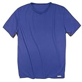 TAIGA Lightweight Polartec® Power-Dry® Short-Sleeved T-Undershirt, Navy Blue, MADE IN CANADA