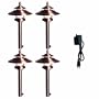 Westinghouse 425714-65P Abbey HI-Intensity LED Landscape Lighting Set, 4 Piece