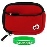Neoprene Sleeve (Spicy Red) Case for Fujifilm Finepix F70EXR Super CCD Digital Camera