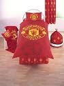 Manchester United Duvet Cover and Pillowcase FC Shadow Crest Man Utd Kids Bedding