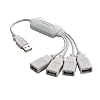 ELECOM USB HUBケーブル U2H-M4BWH