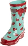 Hatley  Candy Hearts Teal Lightening Wellingtons , Bottes filles