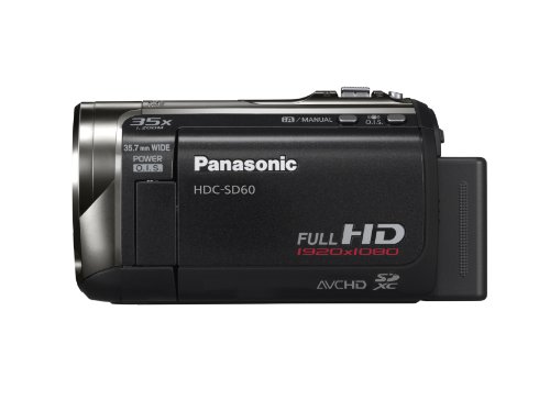 Panasonic HDC-SD60K SD Based Hi-Def Camcorder with 35X Intelligent Zoom (Black)