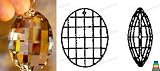 Swarovski Strass Crystal Matrix With Lazer Logo Etched 32mm # 8950-0021-32